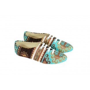 Textile Shoes Textile Lace Up Shoes