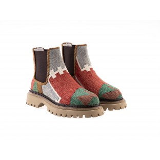 Kilim Women Boots - Kilim Shoes $i