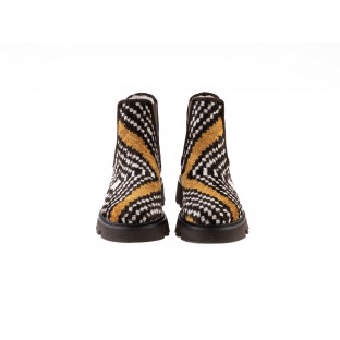 Velvet Silk Boot - Silk Velvet Shoes $i