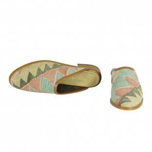 Women Kilim Slippers - Kilim Shoes Women Kilim Shoes $i
