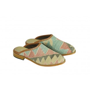 Women Kilim Slippers - Kilim Shoes Women Kilim Shoes $i