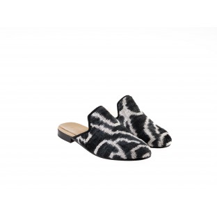 Women Silk Velvet Slippers - Silk Velvet Shoes $i