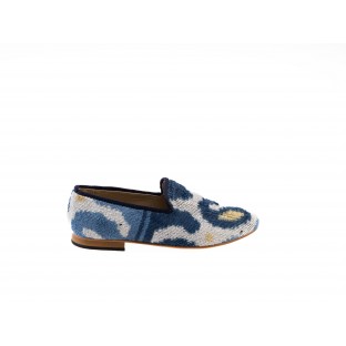 Women Silk Velvet Smoking Shoes - Silk Velvet Shoes $i