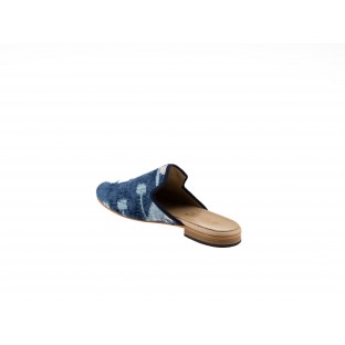 Women Silk Velvet Slippers  - Silk Velvet Shoes  $i