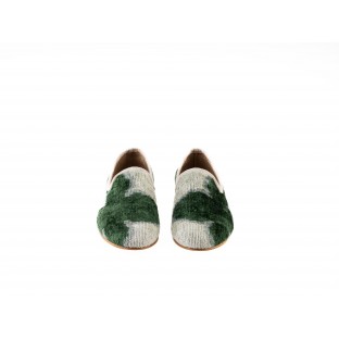 Silk Velvet Shoes Women Silk Velvet Smoking Shoes 